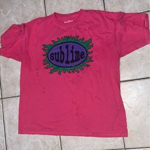 pink sublime shirt